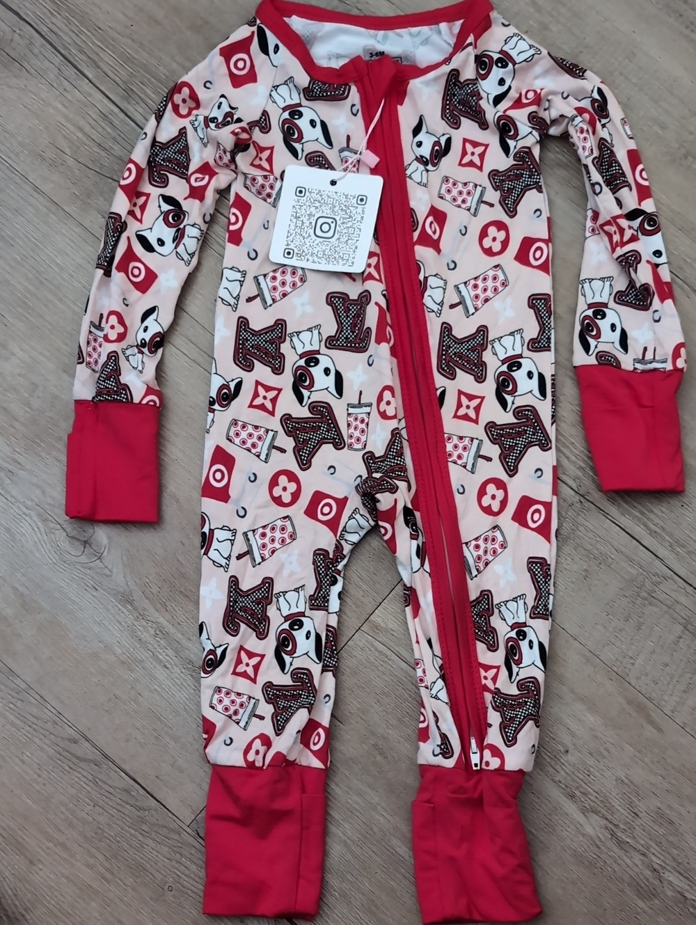 Kids Bamboo One-Piece Zippy- 3-6M